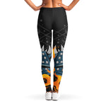 Fire Punk Devil Print Women's Leggings