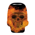 Fire Skull Print Baby Seat Cover