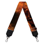 Fire Skull Print Bag Strap