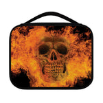 Fire Skull Print Classic Bible Case