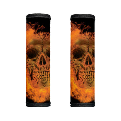 Fire Skull Print Handle Covers