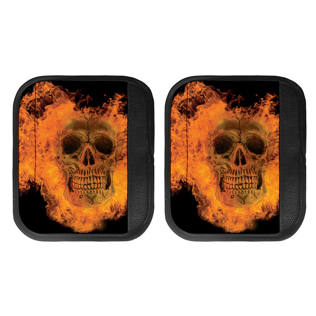 Fire Skull Print Handle Covers