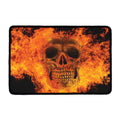 Fire Skull Print Kitchen Mat
