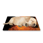 Fire Skull Print Pet Cooling Mat Cover