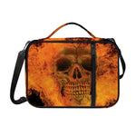 Fire Skull Print Shoulder Strap Bible Bag