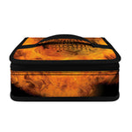 Fire Skull Print Small Lunch Bag
