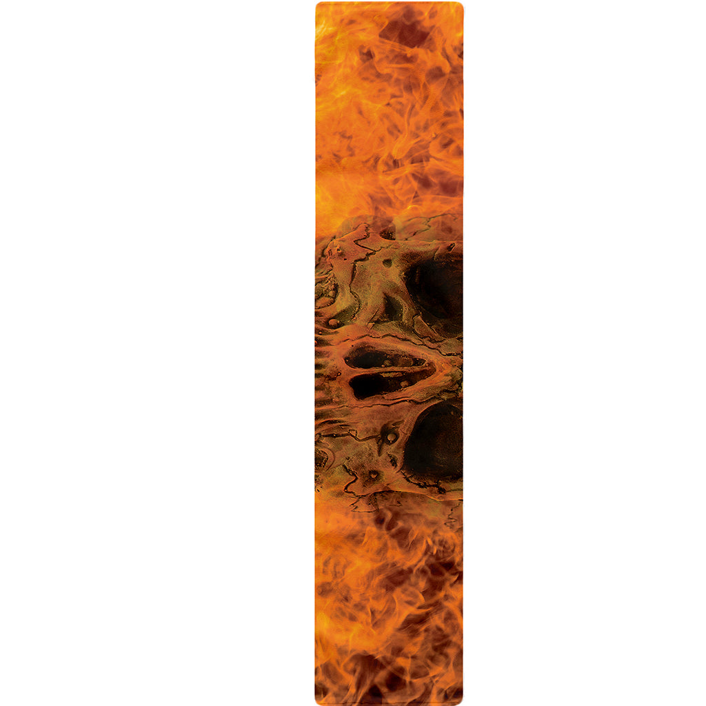 Fire Skull Print Table Runner