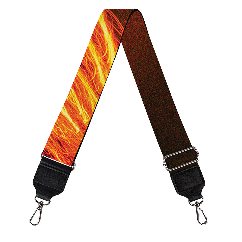 Fire Volcano Print Bag Strap