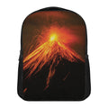 Fire Volcano Print Casual Backpack