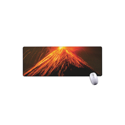Fire Volcano Print Extended Mouse Pad