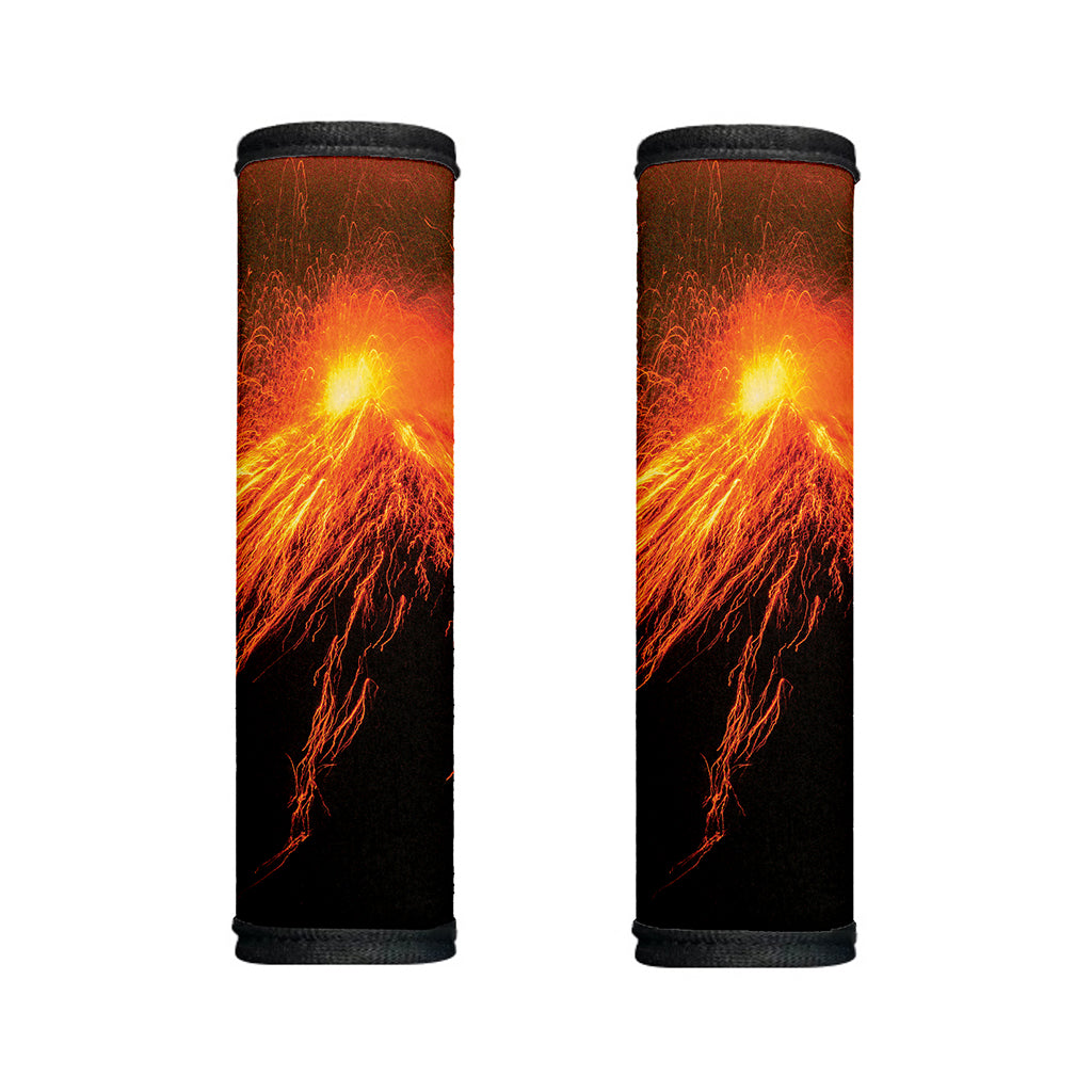 Fire Volcano Print Handle Covers