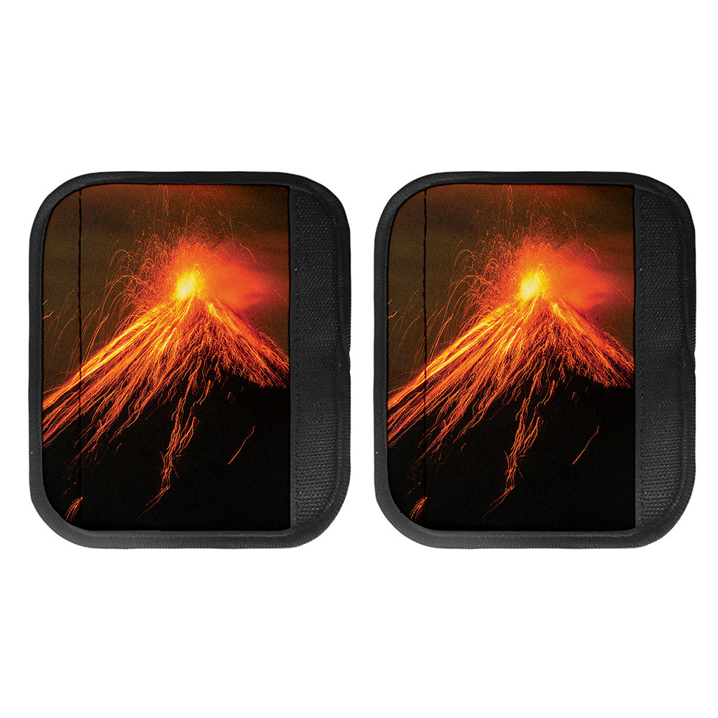 Fire Volcano Print Handle Covers