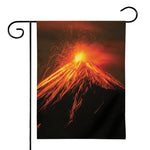 Fire Volcano Print House Flag