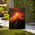 Fire Volcano Print House Flag