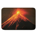 Fire Volcano Print Indoor Door Mat