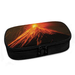 Fire Volcano Print Insulin Cooler Travel Case