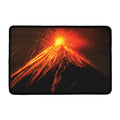 Fire Volcano Print Kitchen Mat