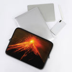 Fire Volcano Print Laptop Sleeve