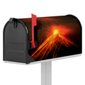 Fire Volcano Print Mailbox Cover