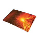 Fire Volcano Print Pet Cooling Mat Cover