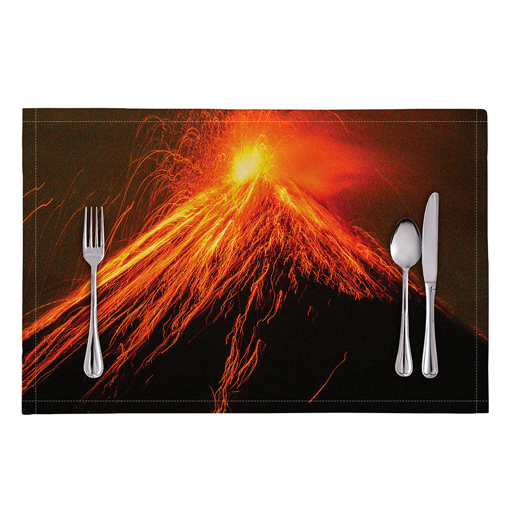 Fire Volcano Print Placemat