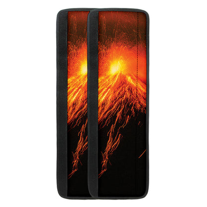 Fire Volcano Print Refrigerator Handle Covers