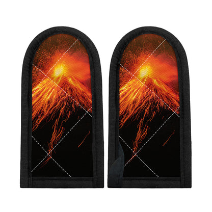 Fire Volcano Print Skillet Handle Cover