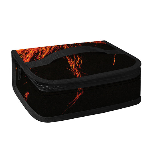 Fire Volcano Print Small Lunch Bag