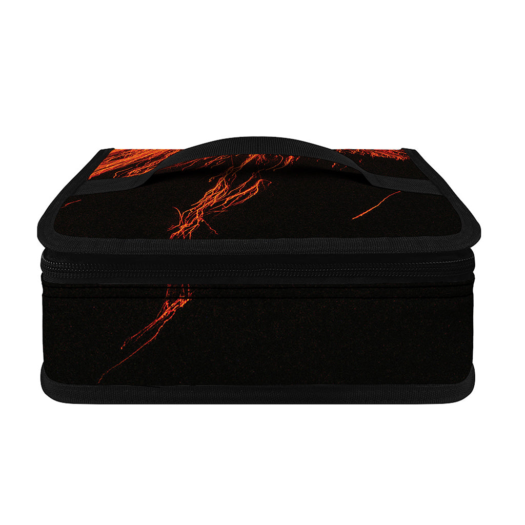 Fire Volcano Print Small Lunch Bag