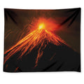 Fire Volcano Print Tapestry