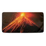 Fire Volcano Print Towel