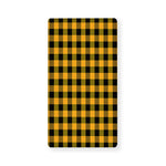 Fire Yellow Buffalo Check Pattern Print Baby Crib Sheet