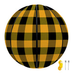 Fire Yellow Buffalo Check Pattern Print Basketball