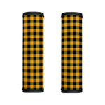 Fire Yellow Buffalo Check Pattern Print Handle Covers
