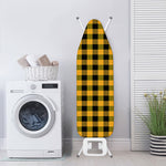 Fire Yellow Buffalo Check Pattern Print Ironing Board Cover