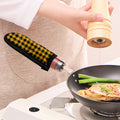 Fire Yellow Buffalo Check Pattern Print Skillet Handle Cover