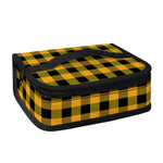 Fire Yellow Buffalo Check Pattern Print Small Lunch Bag