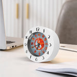 Fire Yin Yang Chinese Zodiac Print Alarm Clock