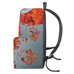 Fire Yin Yang Chinese Zodiac Print Backpack
