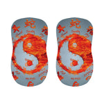 Fire Yin Yang Chinese Zodiac Print Bar Stool Covers