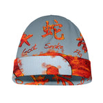 Fire Yin Yang Chinese Zodiac Print Beanie