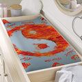 Fire Yin Yang Chinese Zodiac Print Changing Pad Cover
