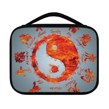 Fire Yin Yang Chinese Zodiac Print Classic Bible Case