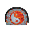 Fire Yin Yang Chinese Zodiac Print Coin Purse