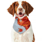 Fire Yin Yang Chinese Zodiac Print Dog Bandana