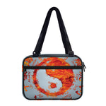 Fire Yin Yang Chinese Zodiac Print Double Strap Bible Bag