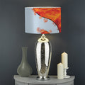 Fire Yin Yang Chinese Zodiac Print Drum Lamp Shade