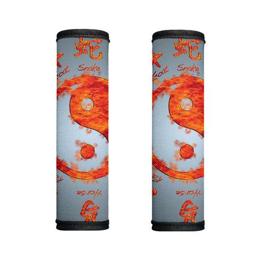 Fire Yin Yang Chinese Zodiac Print Handle Covers