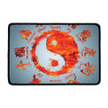 Fire Yin Yang Chinese Zodiac Print Kitchen Mat