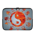 Fire Yin Yang Chinese Zodiac Print Laptop Sleeve